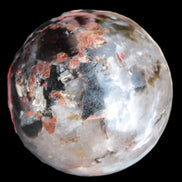 Smoky Quartz with Garnet sphere 78mm 681g Rocks and Things Store