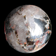 Smoky Quartz with Garnet sphere 78mm 681g Rocks and Things Store