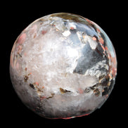 Smoky Quartz with Garnet sphere 78mm 681g Rocks and Things Store