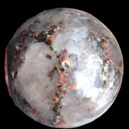 Smoky Quartz with Garnet sphere 78mm 681g Rocks and Things Store