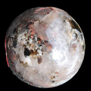 Smoky Quartz with Garnet sphere 78mm 681g Rocks and Things Store