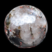 Smoky Quartz with Garnet sphere 78mm 681g Rocks and Things Store