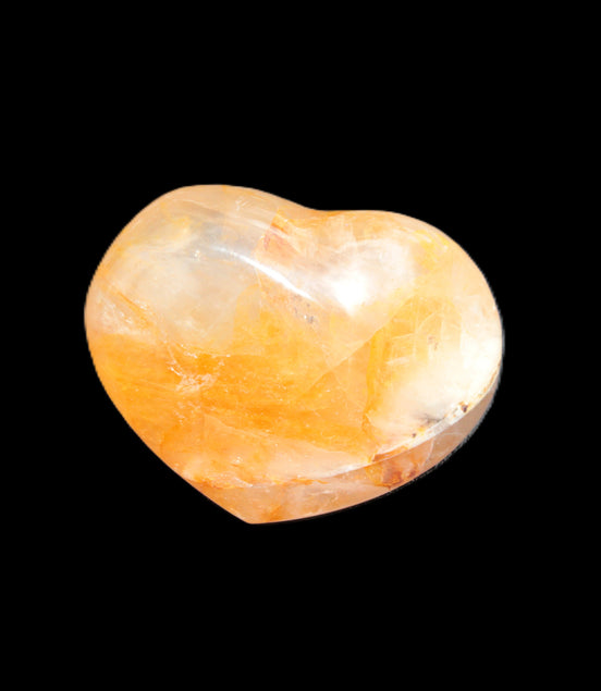 Golden Healer Quartz puffy heart from Madagascar 40*31mm 30g Rocks and Things Store