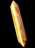 Golden Tigers Eye double-terminated large wand 141.9g Rocks and Things Store