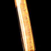 Golden Tigers Eye double-terminated large wand 141.9g Rocks and Things Store