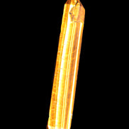 Golden Tigers Eye double-terminated large wand 141.9g Rocks and Things Store