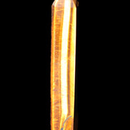 Golden Tigers Eye double-terminated large wand 141.9g Rocks and Things Store