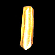 Golden Tigers Eye double-terminated large wand 141.9g Rocks and Things Store