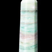 Pistachio calcite obelisk 112mm 170g Rocks and Things Store