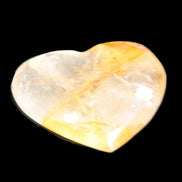 Golden Healer Quartz heart 43*35mm 26.2g - Rocks and Things Store