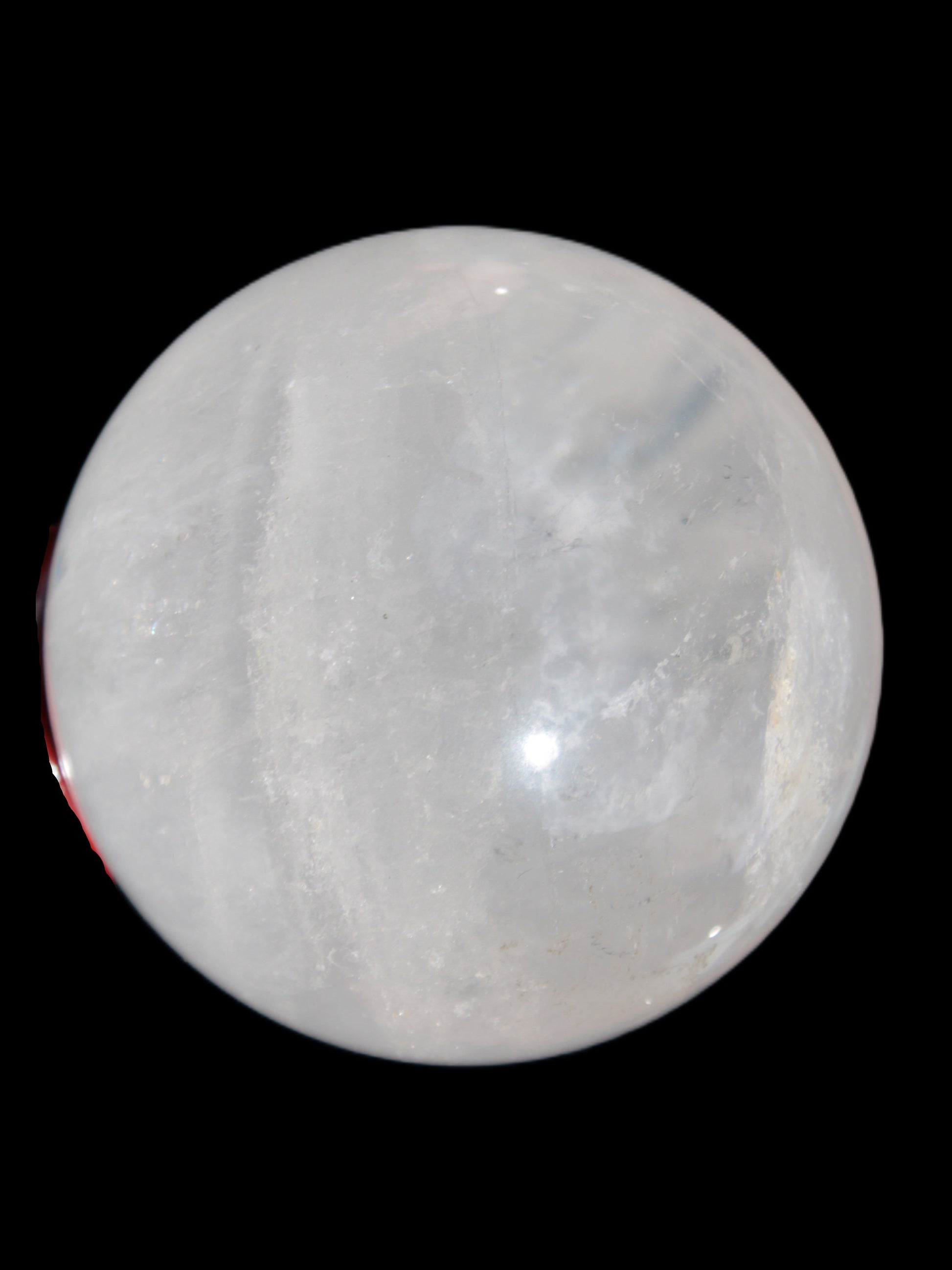Clear Quartz Yin Yang sphere 74mm 519g Rocks and Things Store