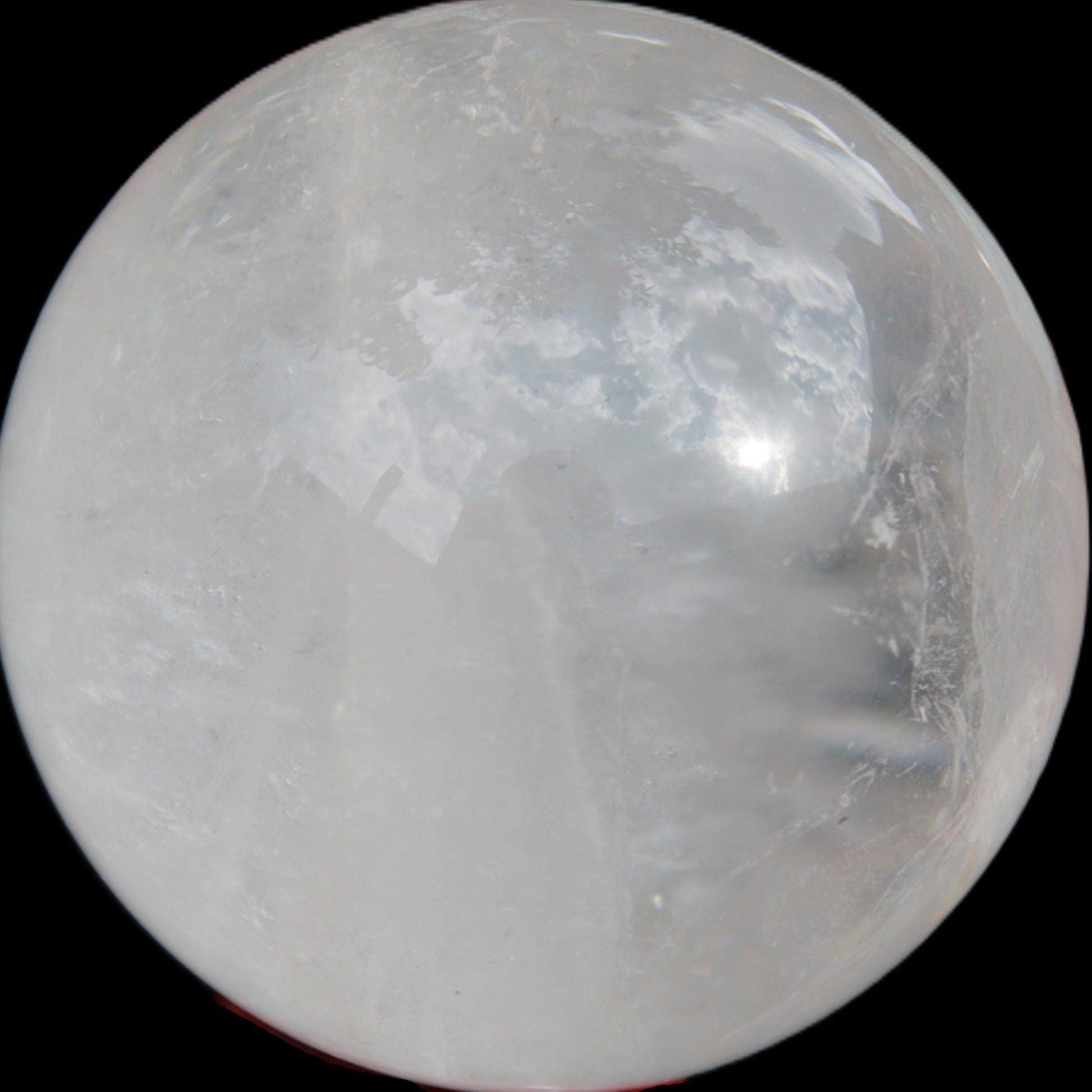 Clear Quartz Yin Yang sphere 74mm 519g Rocks and Things Store