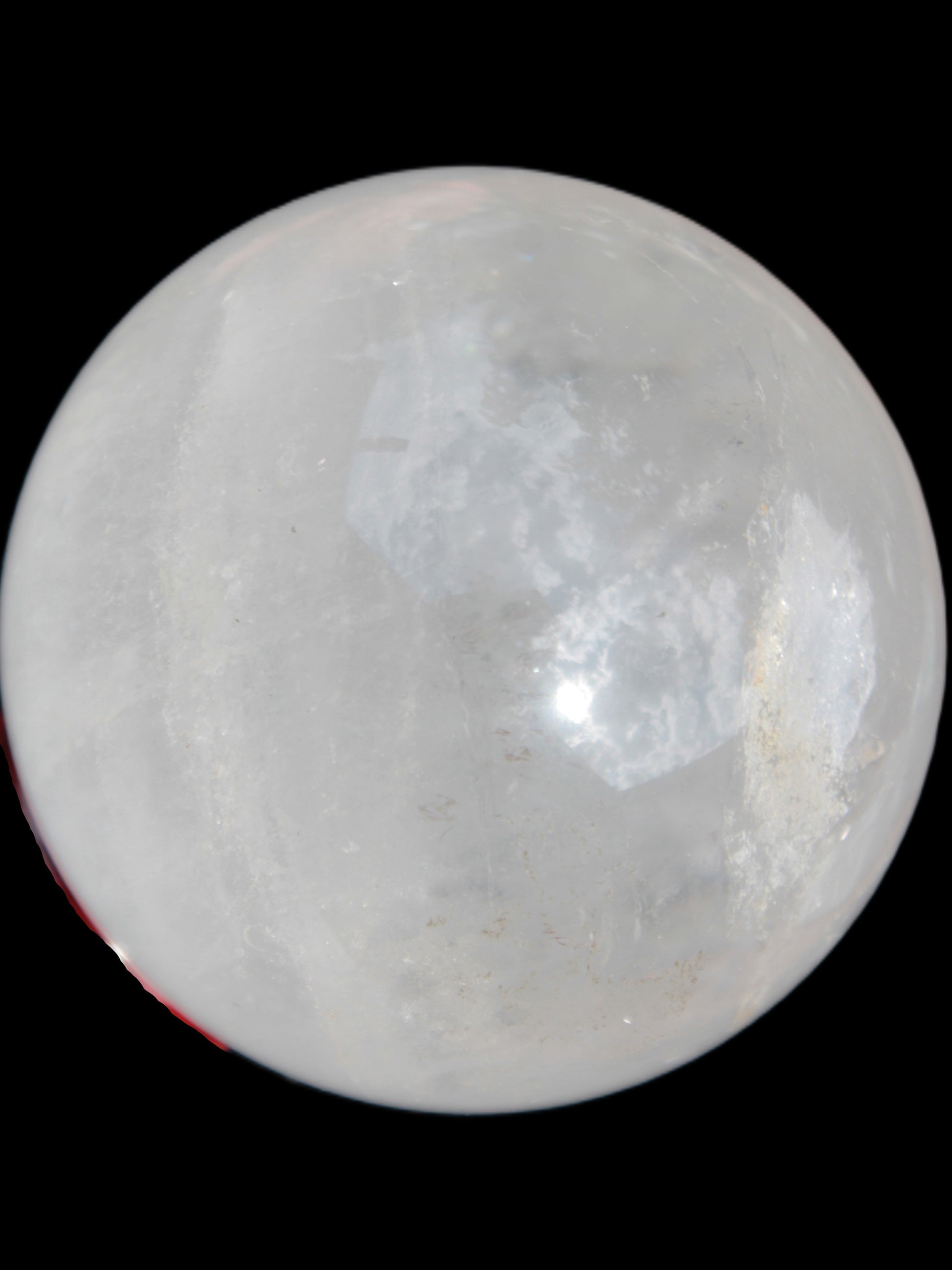 Clear Quartz Yin Yang sphere 74mm 519g Rocks and Things Store