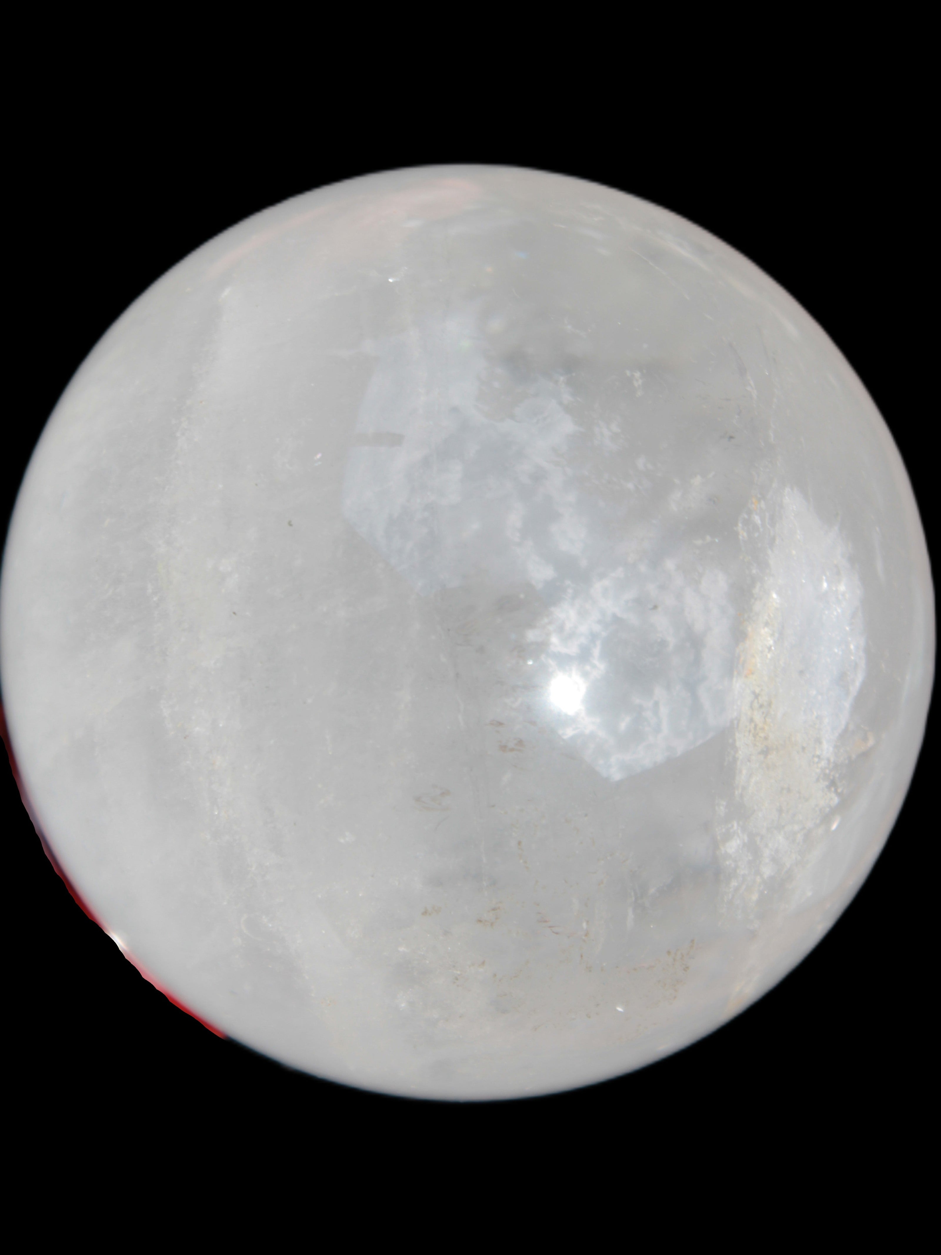Clear Quartz Yin Yang sphere 74mm 519g Rocks and Things Store