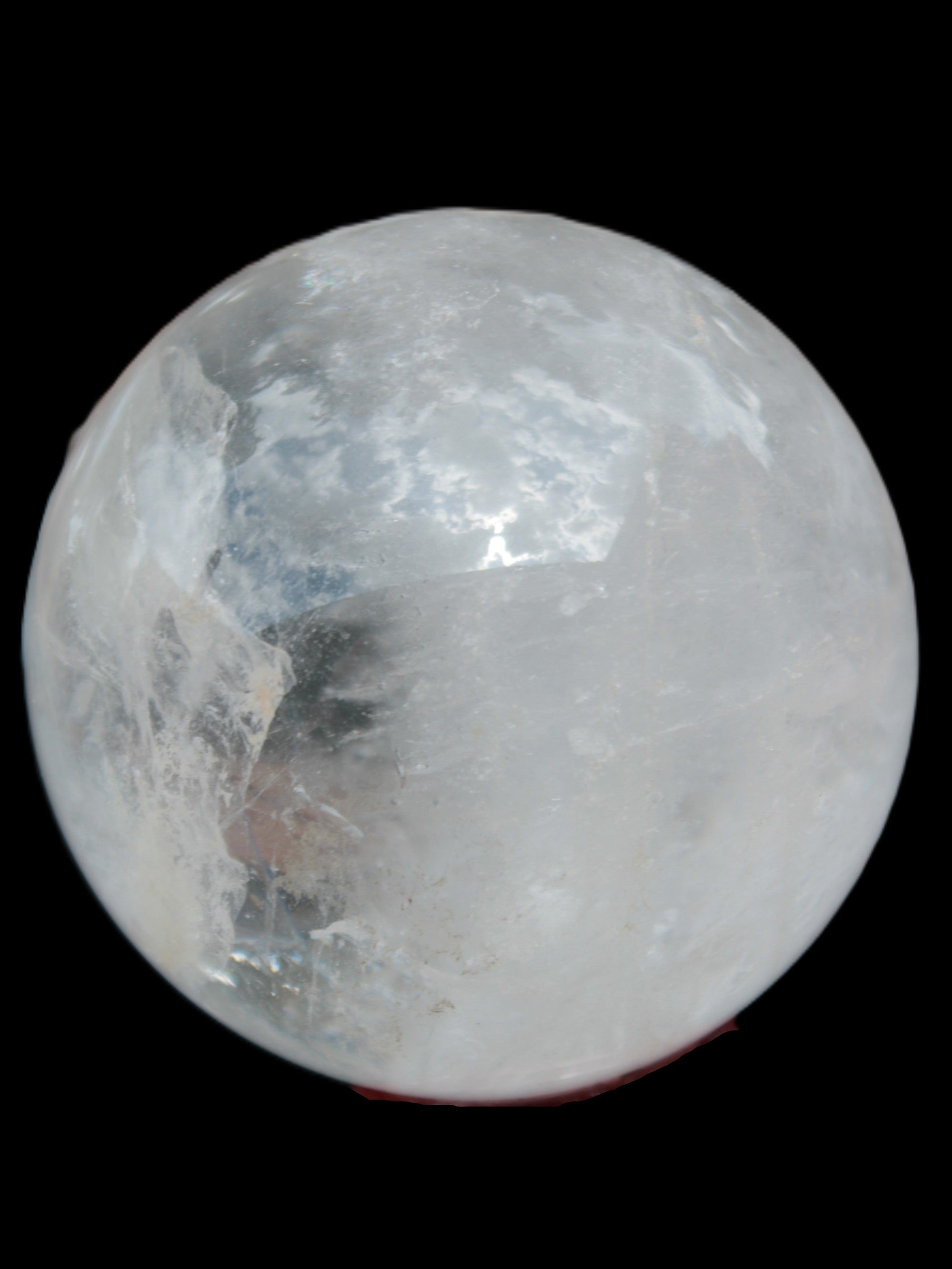 Clear Quartz Yin Yang sphere 74mm 519g Rocks and Things Store