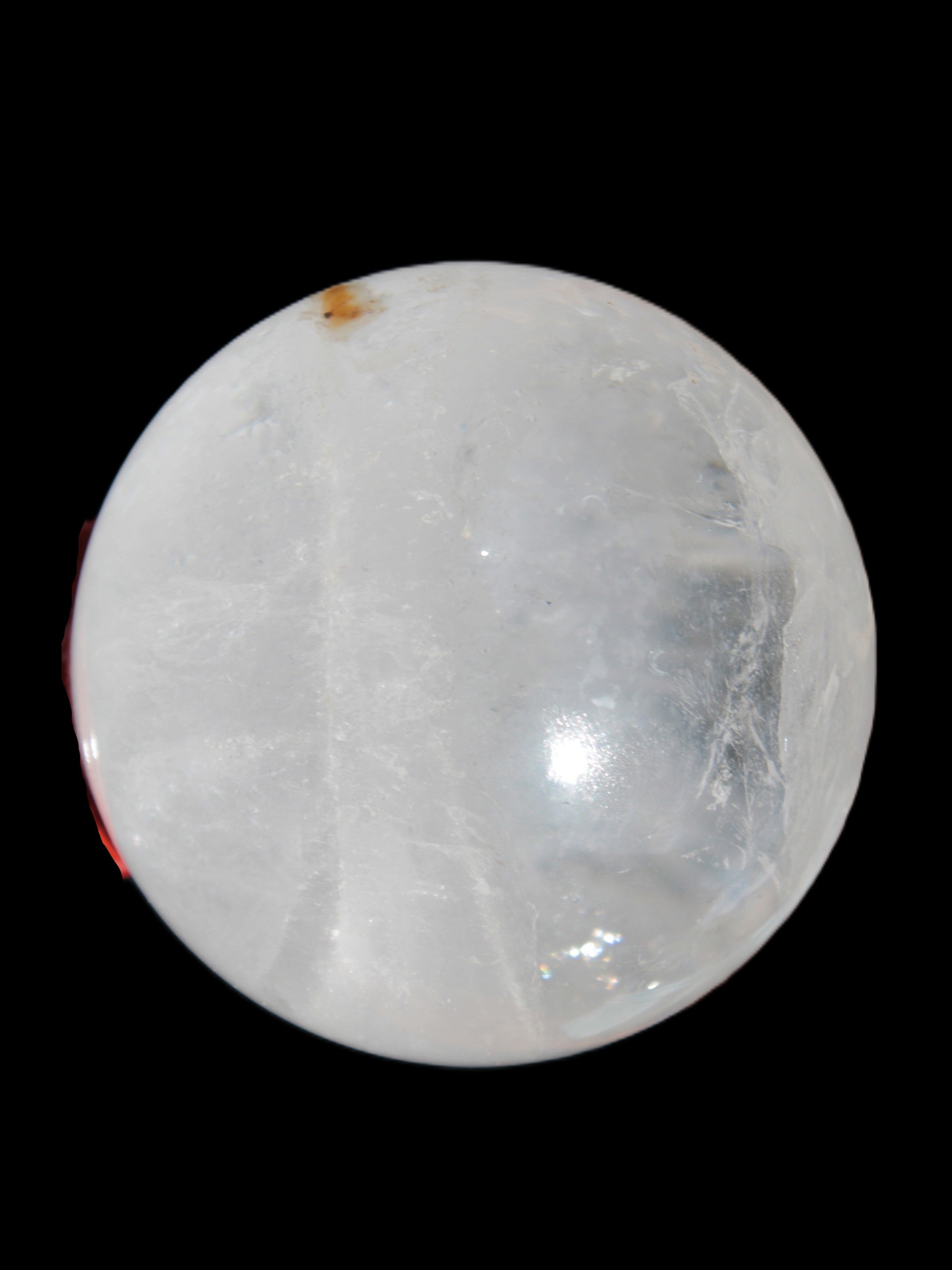 Clear Quartz Yin Yang sphere 74mm 519g Rocks and Things Store