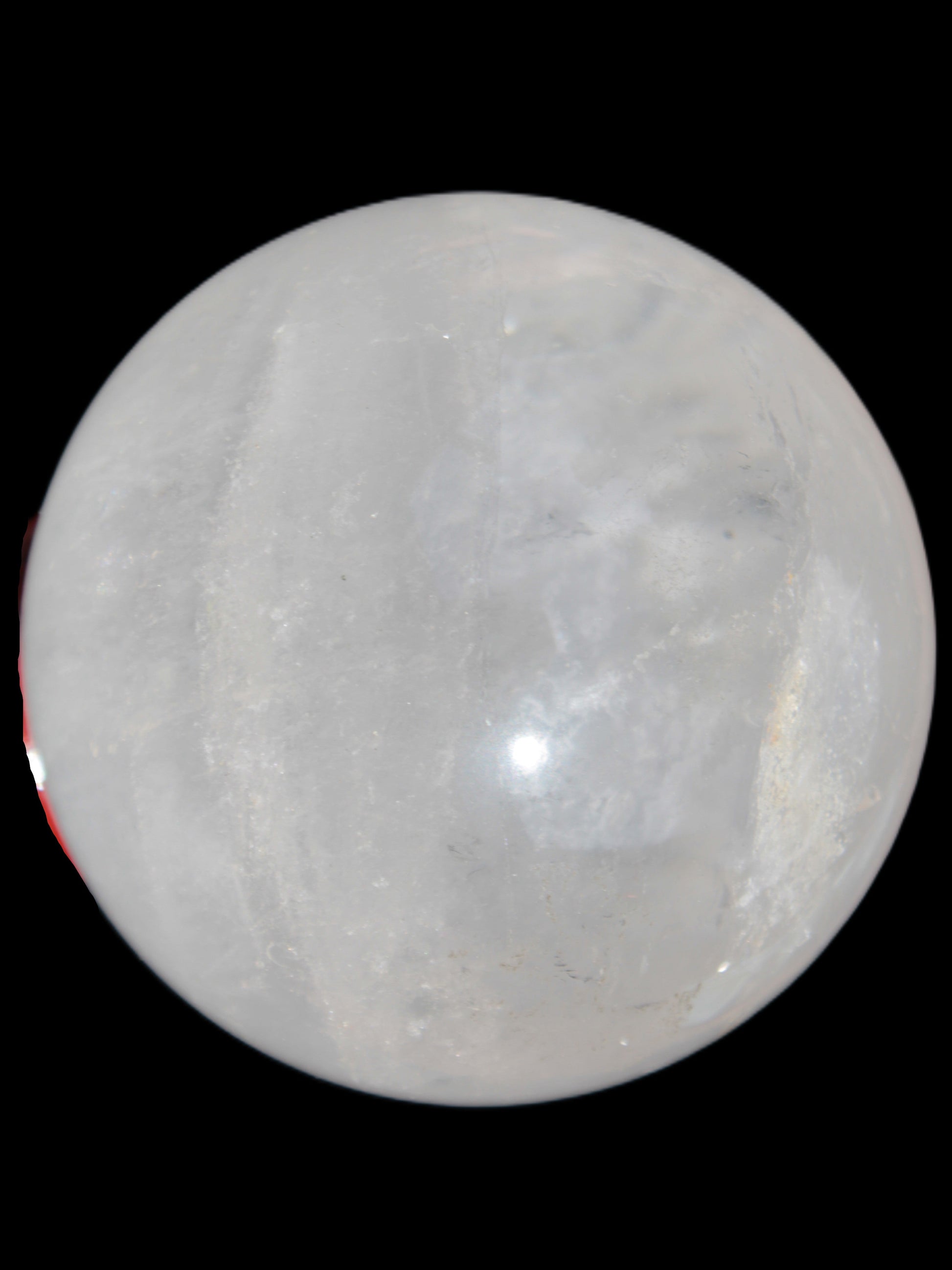 Clear Quartz Yin Yang sphere 74mm 519g Rocks and Things Store