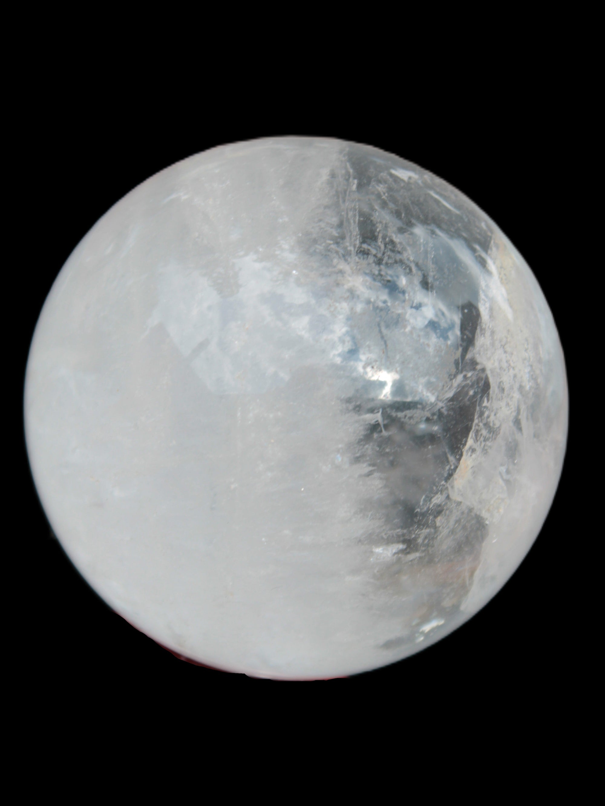 Clear Quartz Yin Yang sphere 74mm 519g Rocks and Things Store