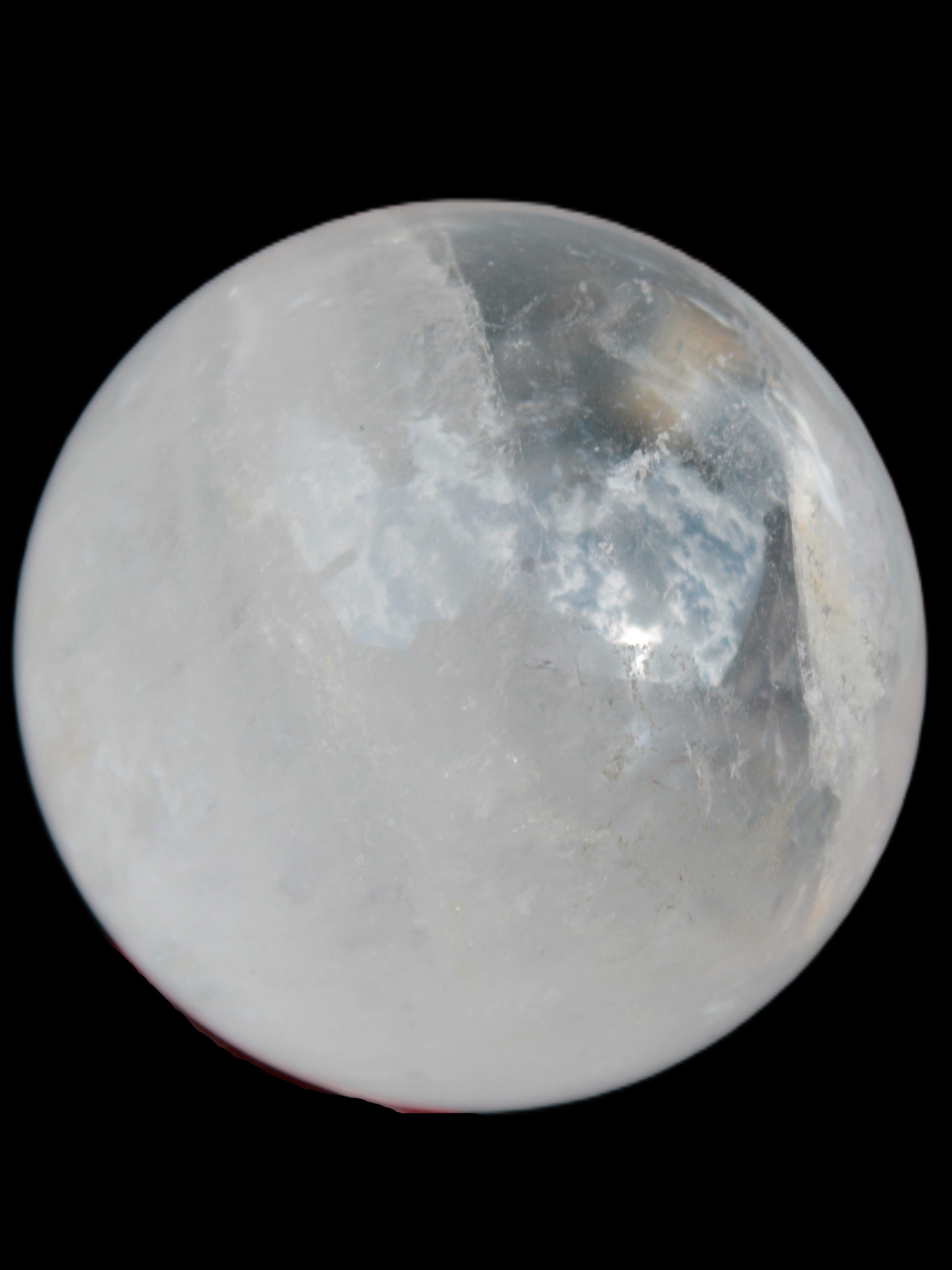 Clear Quartz Yin Yang sphere 74mm 519g Rocks and Things Store