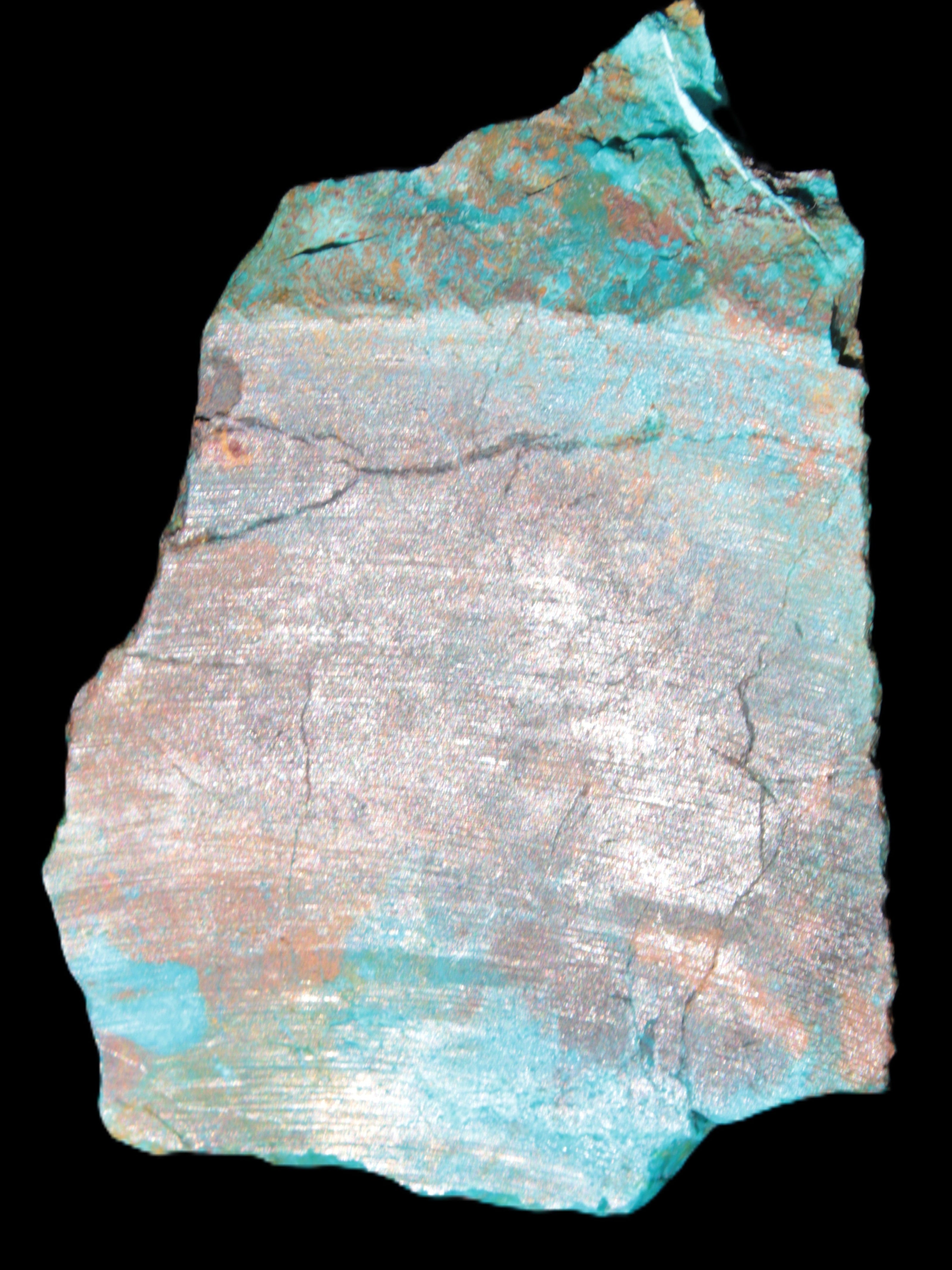 Chrysocolla rough specimen from Arizona 69*40*50*127g Rocks and Things Store