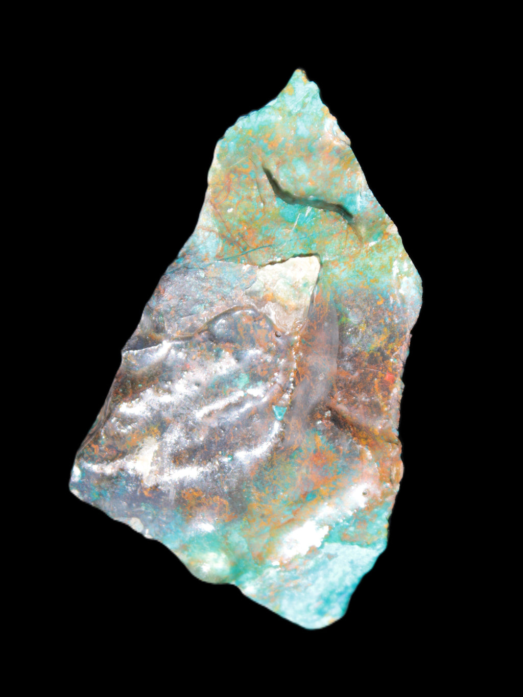 Chrysocolla rough specimen from Arizona 69*40*50*127g Rocks and Things Store