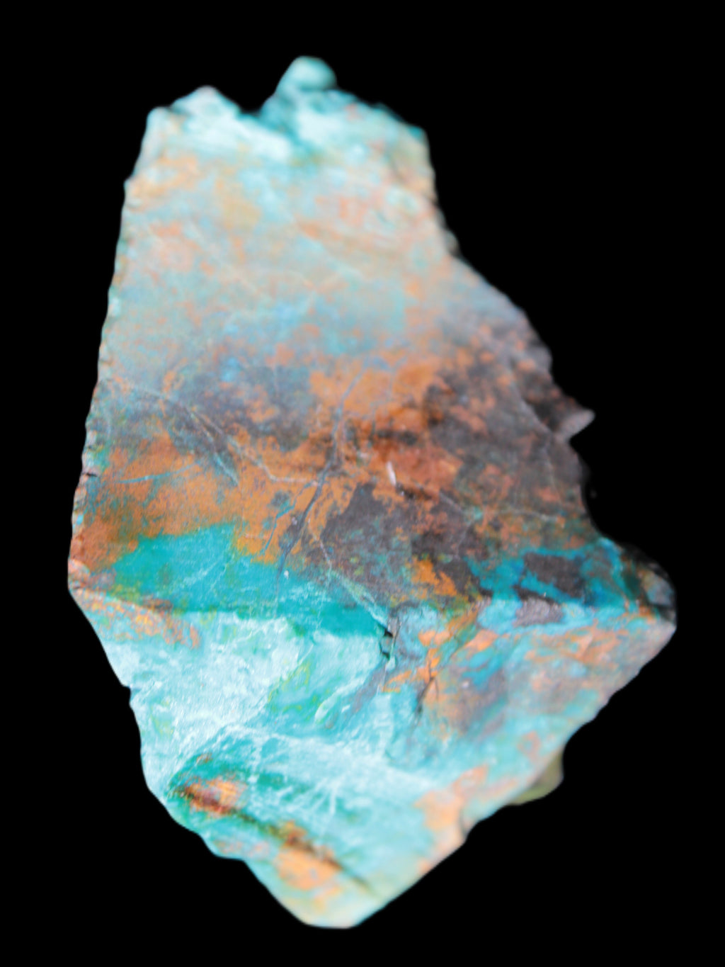 Chrysocolla rough specimen from Arizona 69*40*50*127g Rocks and Things Store