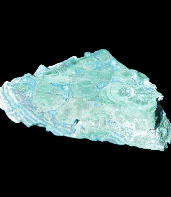 Chrysocolla Shattuckite Malachite specimen 56*27*18mm 35g Rocks and Things Store