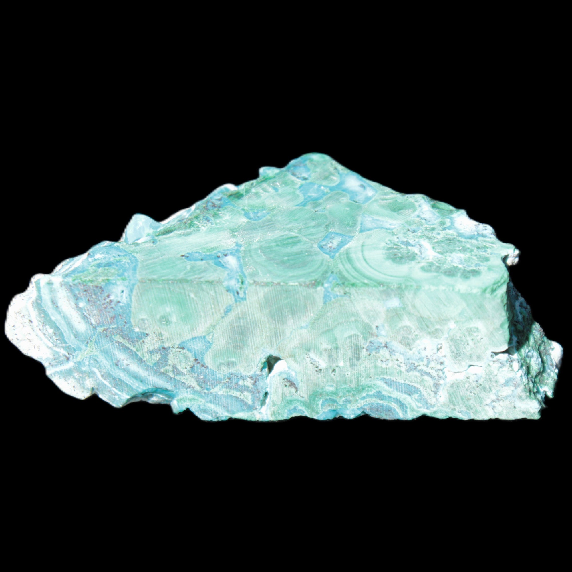 Chrysocolla Shattuckite Malachite specimen 56*27*18mm 35g Rocks and Things Store