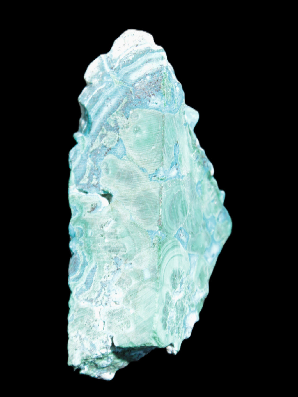 Chrysocolla Shattuckite Malachite specimen 56*27*18mm 35g Rocks and Things Store