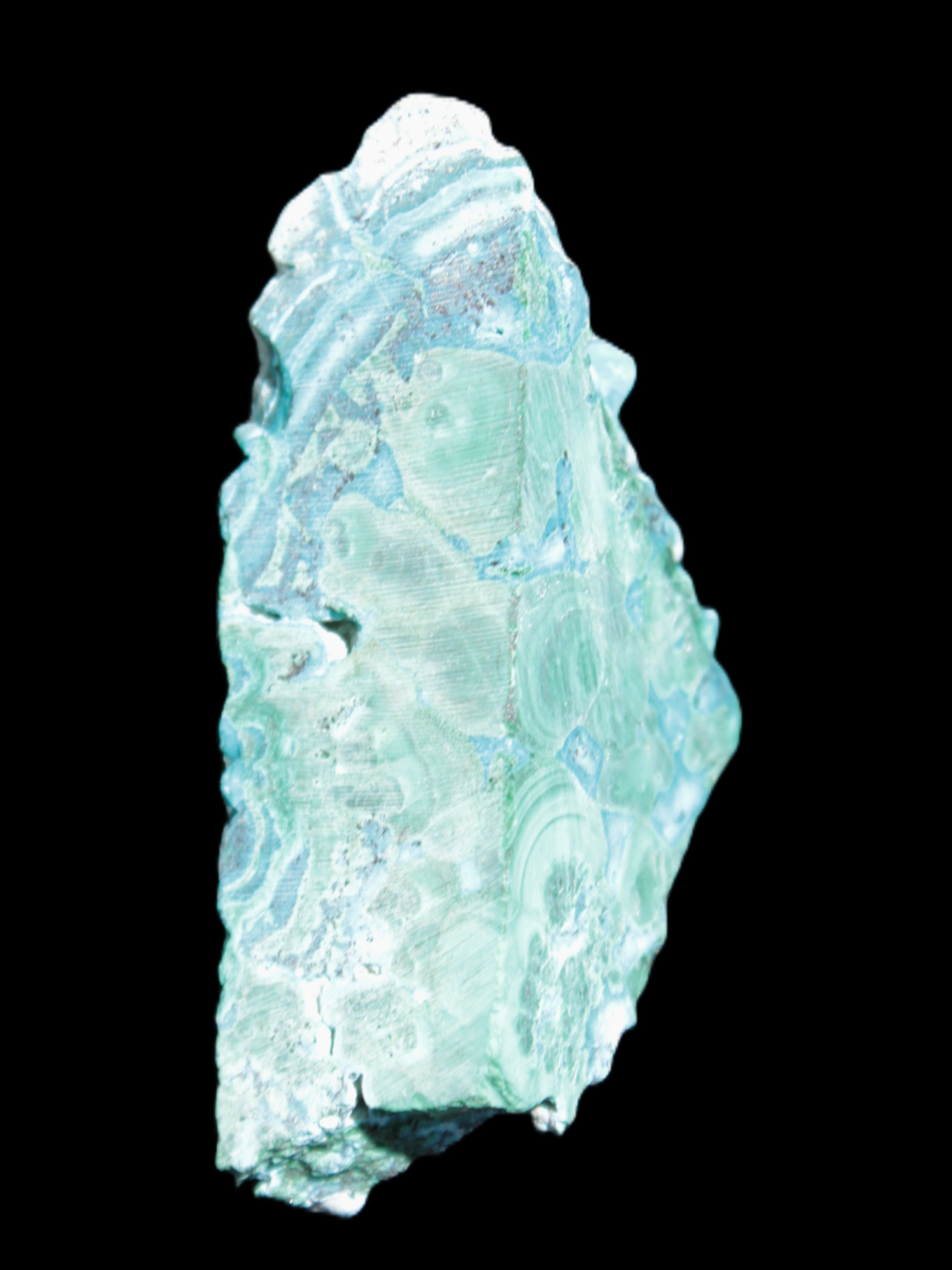 Chrysocolla Shattuckite Malachite specimen 56*27*18mm 35g Rocks and Things Store