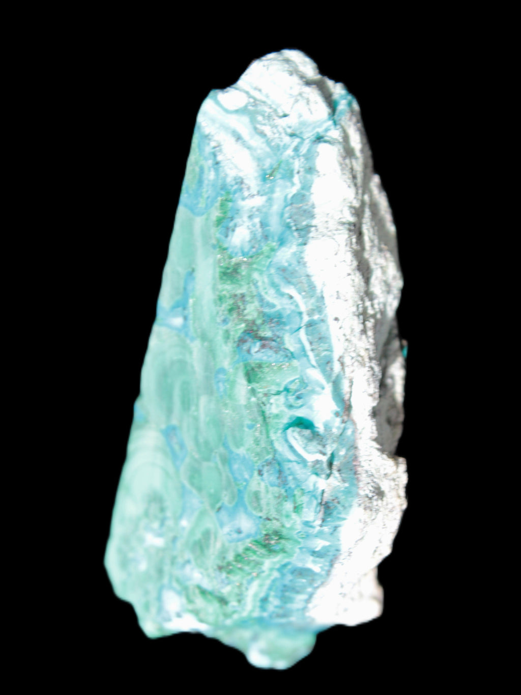 Chrysocolla Shattuckite Malachite specimen 56*27*18mm 35g Rocks and Things Store
