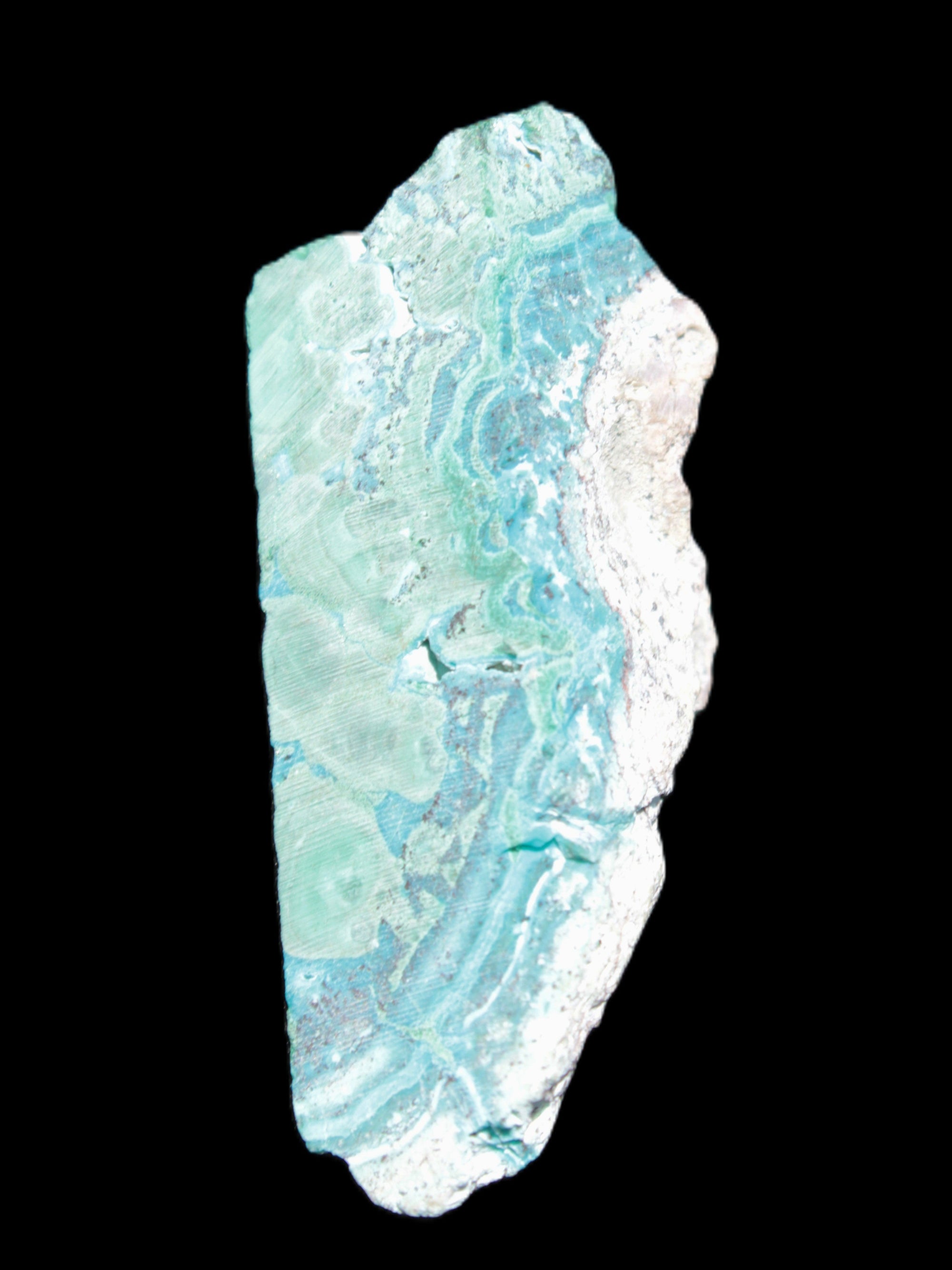 Chrysocolla Shattuckite Malachite specimen 56*27*18mm 35g Rocks and Things Store