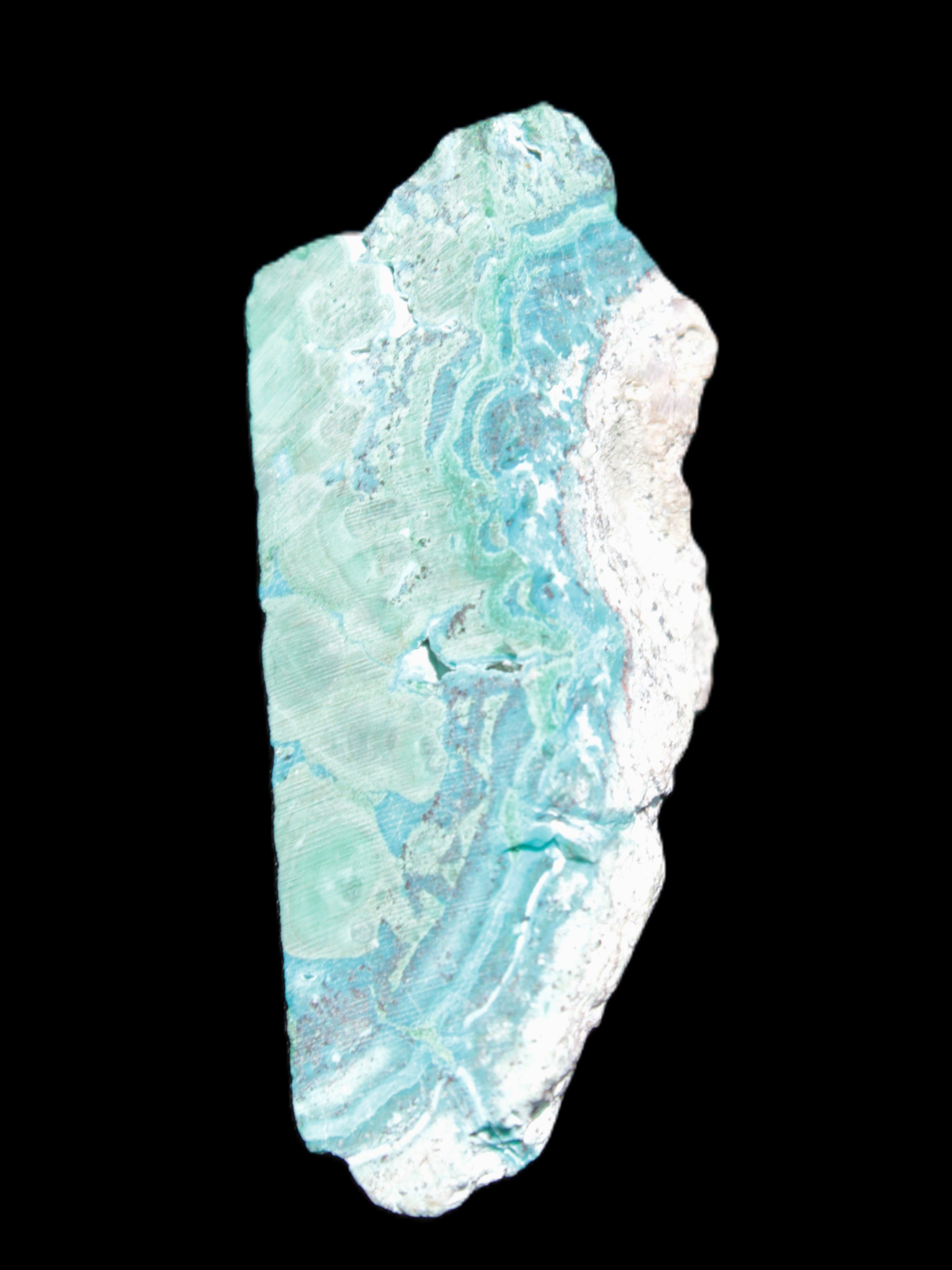 Chrysocolla Shattuckite Malachite specimen 56*27*18mm 35g Rocks and Things Store