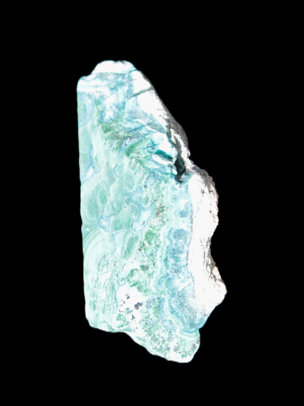 Chrysocolla Shattuckite Malachite specimen 56*27*18mm 35g Rocks and Things Store