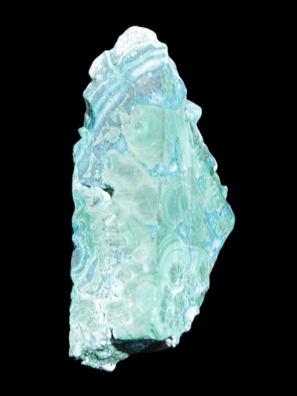 Chrysocolla Shattuckite Malachite specimen 56*27*18mm 35g Rocks and Things Store