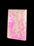 Rose Chrysanthemum coral fossil pendant 47*33*5mm 22.6g in bright sunlight - Rocks and Things Store