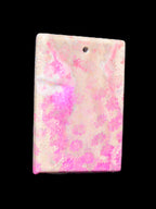 Rose Chrysanthemum coral fossil pendant 47*33*5mm 22.6g in bright sunlight - Rocks and Things Store