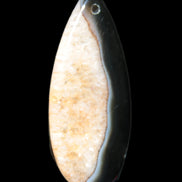 Geode Agate pendant 41*17*5mm 12g Rocks and Things Store