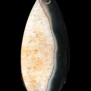 Geode Agate pendant 41*17*5mm 12g Rocks and Things Store