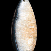 Geode Agate pendant 41*17*5mm 12g Rocks and Things Store