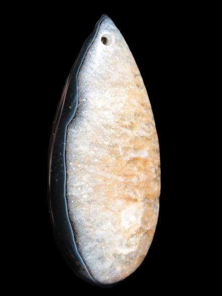 Geode Agate pendant 41*17*5mm 12g Rocks and Things Store