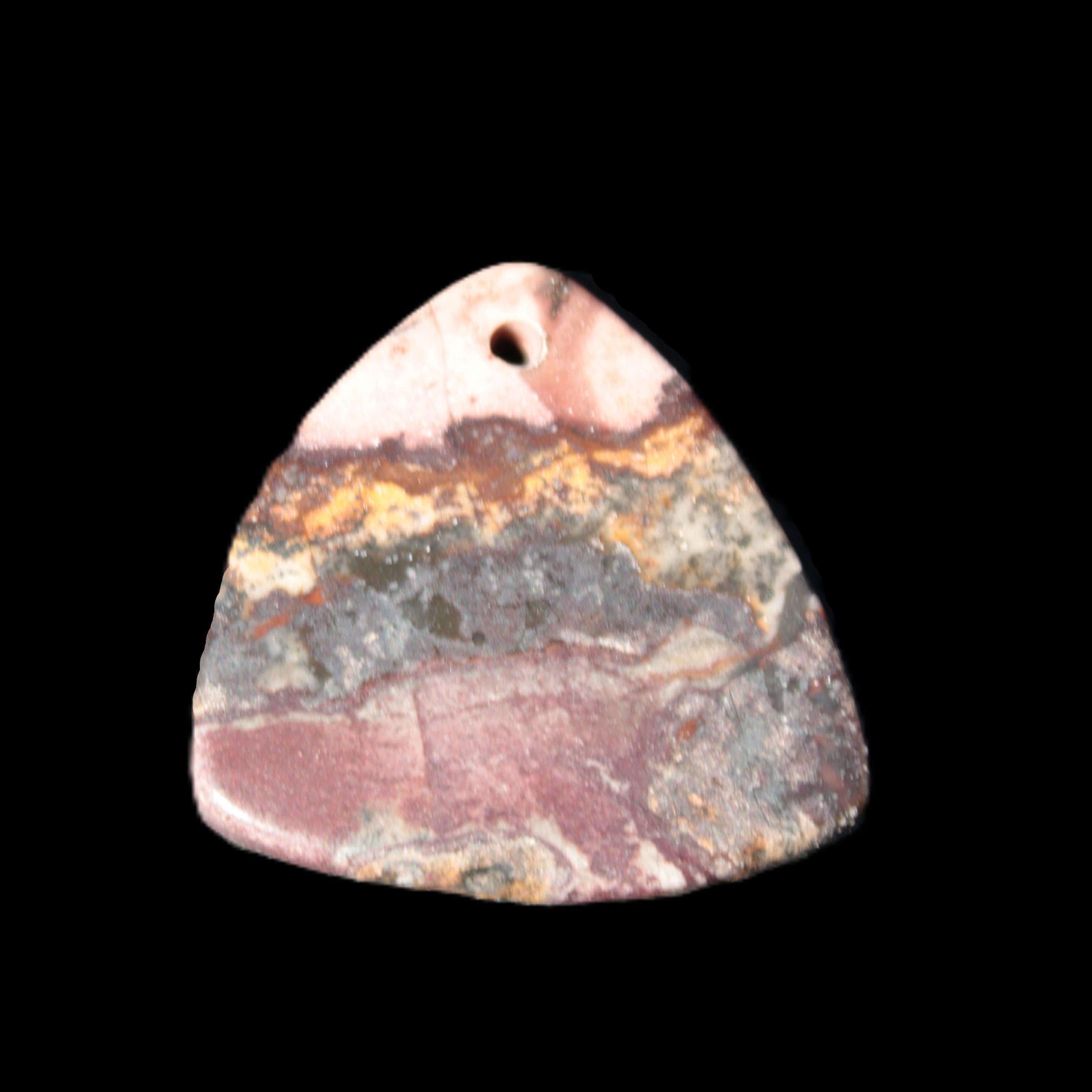 Dendritic Jasper pendant 27*27*4mm 5.6g Rocks and Things Store