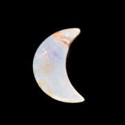 Agate moon pendant 40*25*4mm 6.8g Rocks and Things Store