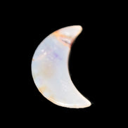 Agate moon pendant 40*25*4mm 6.8g Rocks and Things Store