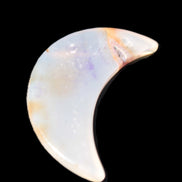 Agate moon pendant 40*25*4mm 6.8g Rocks and Things Store