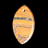 Red Tigers Eye pendant 38*23*4mm 8.9g Rocks and Things Store