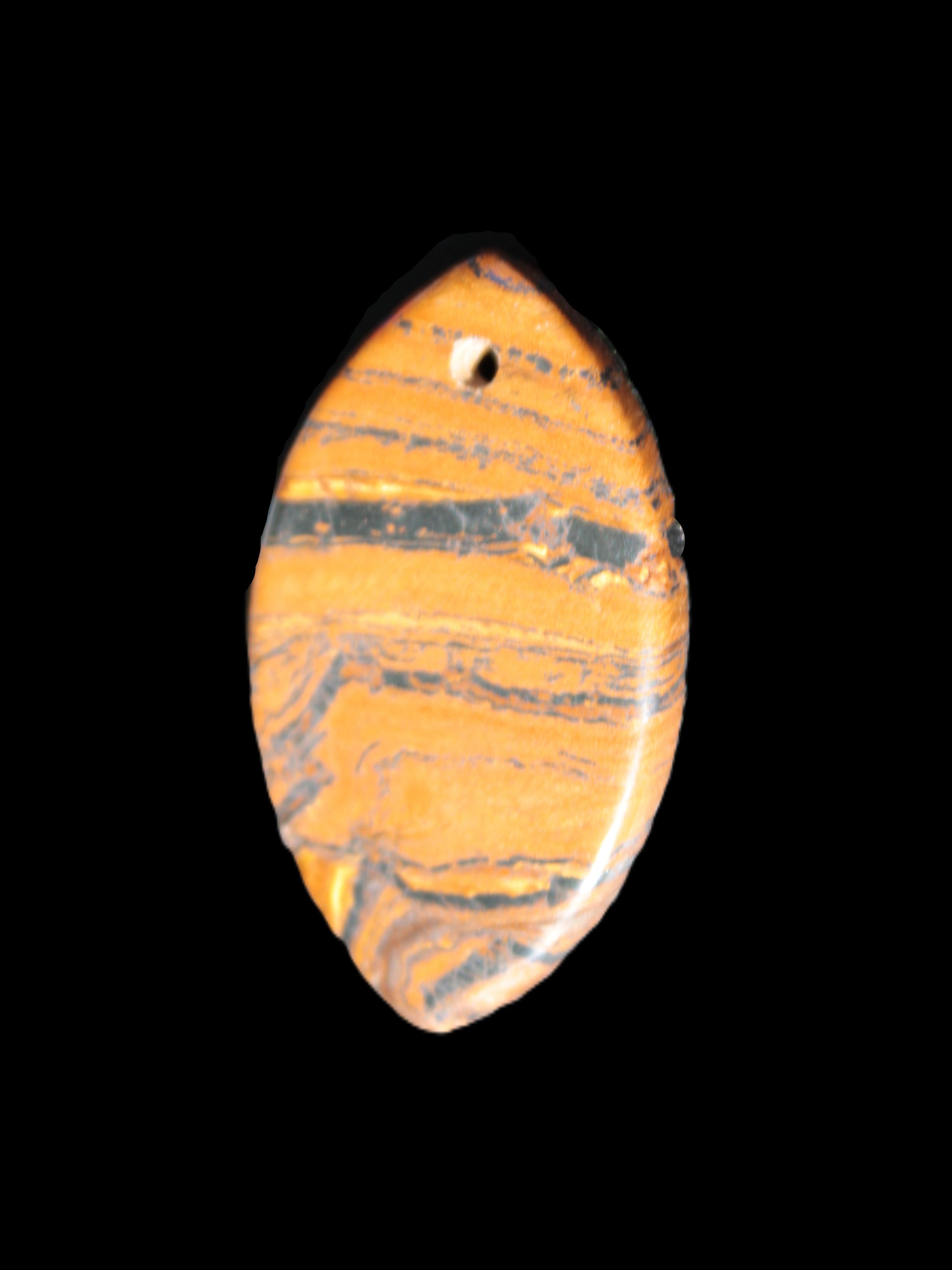 Red Tigers Eye pendant 38*23*4mm 8.9g Rocks and Things Store