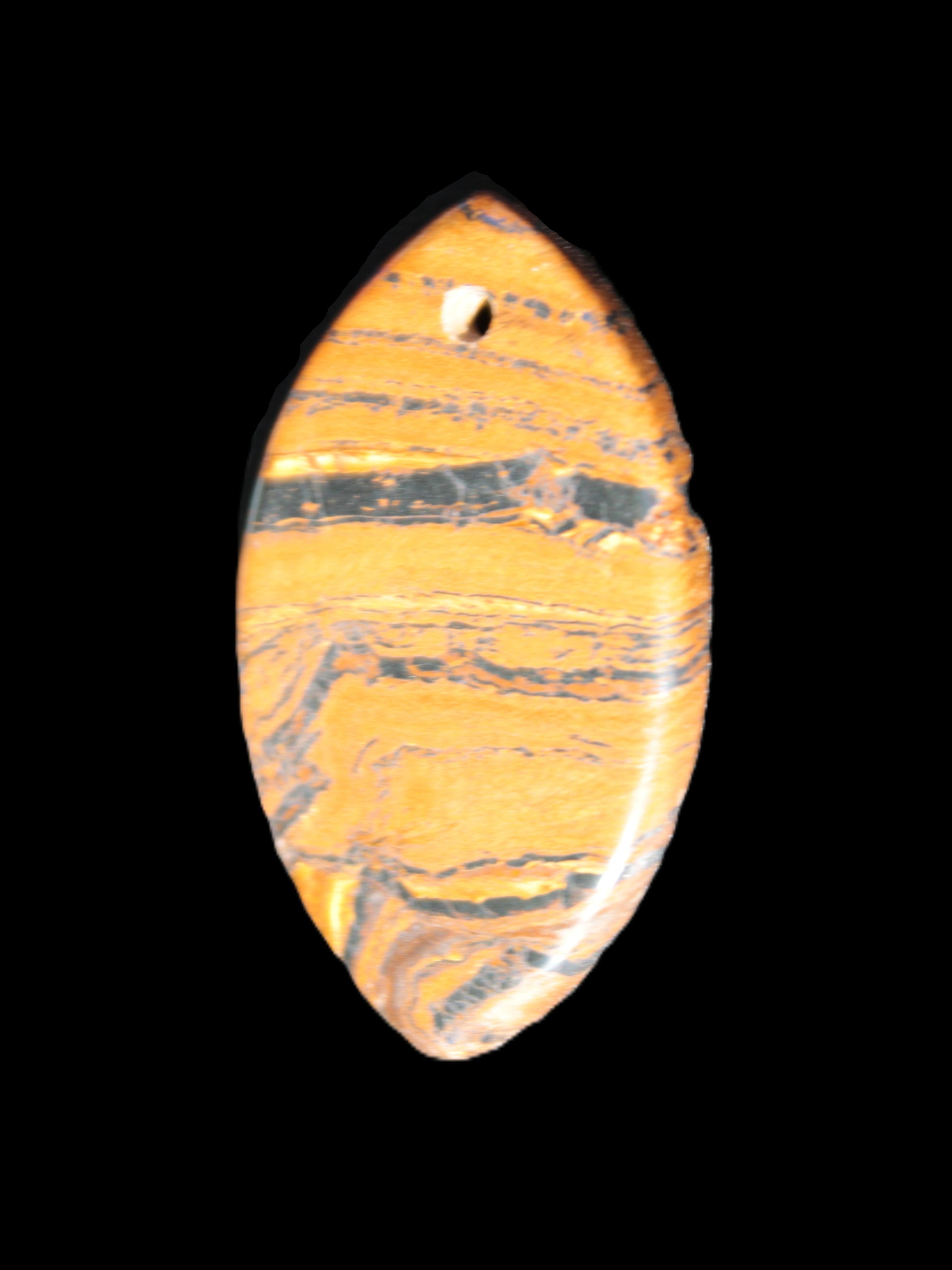 Red Tigers Eye pendant 38*23*4mm 8.9g Rocks and Things Store