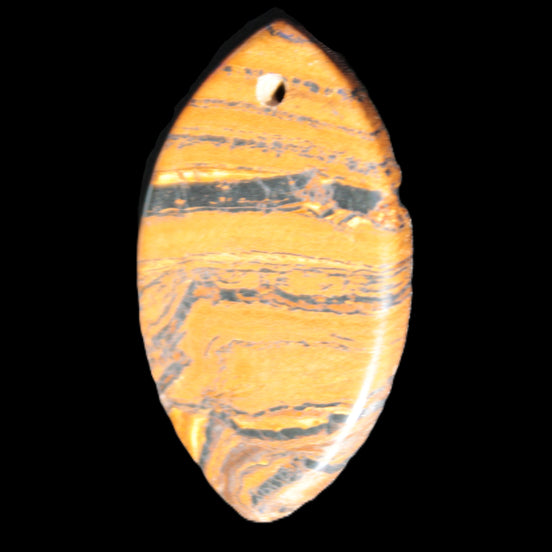 Red Tigers Eye pendant 38*23*4mm 8.9g in sunlight - Rocks and Things Store