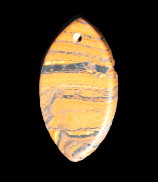 Red Tigers Eye pendant 38*23*4mm 8.9g Rocks and Things Store